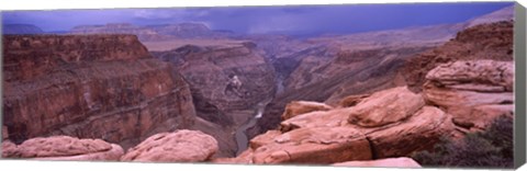 Framed Toroweap Overlook with River, North Rim, Grand Canyon National Park, Arizona, USA Print