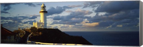 Framed Lighthouse at the coast, Broyn Bay Light House, New South Wales, Australia Print