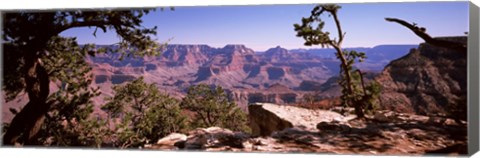 Framed Mountain range, South Rim, Grand Canyon National Park, Arizona Print