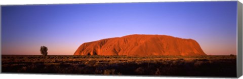 Framed Rock formation, Uluru, Uluru-Kata Tjuta National Park, Northern Territory, Australia Print