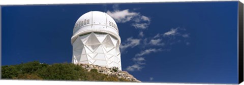 Framed Observatory on a hill, Kitt Peak National Observatory, Arizona Print