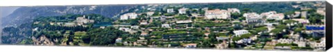 Framed Town on a hill, Ravello, Amalfi Coast, Campania, Italy Print