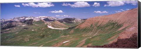 Framed Mountain range, Crested Butte, Gunnison County, Colorado Print