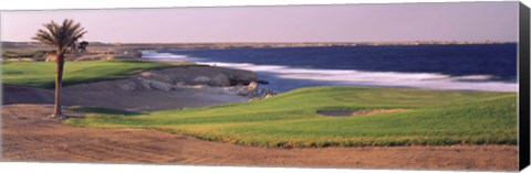 Framed Cascades Golf Course, Soma Bay, Hurghada, Egypt Print