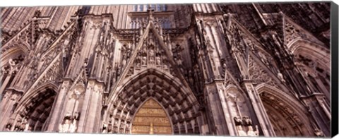 Framed Architectural detail of a cathedral, Cologne Cathedral, Cologne, North Rhine Westphalia, Germany Print