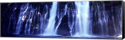 Framed Waterfall in Memorial State Park, California Print