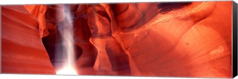 Framed Rock formations in Antelope Canyon, Arizona Print