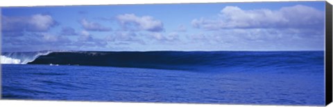 Framed Small Blue Wave Print