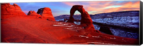 Framed Delicate Arch, Arches National Park, Utah Print