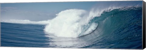 Framed Wave Crashing Print