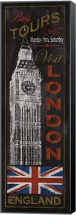 Framed London Tours Print