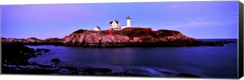 Framed Nubble Lighthouse, Cape Neddick, Maine Print