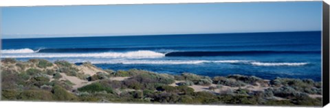 Framed Bright Blue Ocean Water Print