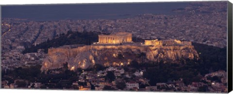 Framed Acropolis of Athens, Athens, Attica, Greece Print