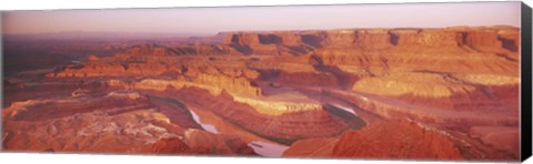 Framed Dead Horse Point at sunrise in Dead Horse Point State Park, Utah, USA Print