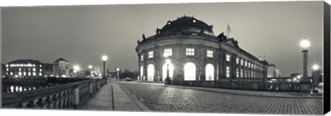 Framed Bode-Museum on the Museum Island at the Spree River, Berlin, Germany Print