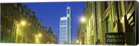 Framed Heron Tower from London Wall, City of London, London, England Print