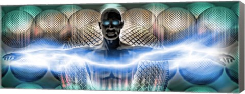 Framed Digital man Print