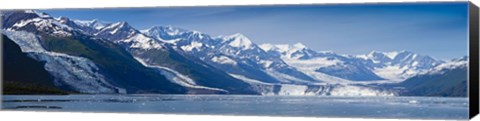 Framed Snowcapped mountains at College Fjord of Prince William Sound, Alaska, USA Print