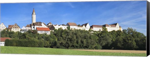 Framed Buildings in a town, Kirchberg an der Jagst, Schwabisch Hall, Baden-Wurttemberg, Germany Print