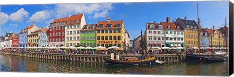 Framed Nyhavn, Copenhagen, Denmark Print