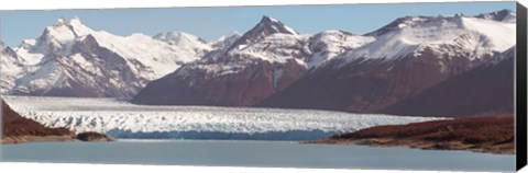 Framed Moreno Glacier, Argentino Lake, Argentine Glaciers National Park, Santa Cruz Province, Patagonia, Argentina Print