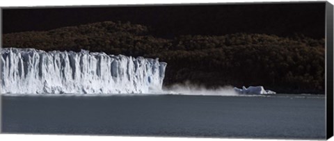 Framed Glaciers in a lake, Moreno Glacier, Argentino Lake, Argentine Glaciers National Park, Santa Cruz Province, Patagonia, Argentina Print