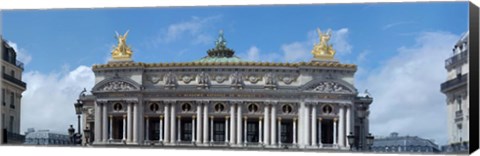 Framed Low angle view of an opera house, Opera Garnier, Paris, Ile-de-France, France Print