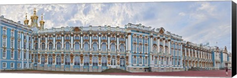 Framed Catherine Palace courtyard, Tsarskoye Selo, St. Petersburg, Russia Print