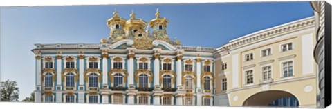 Framed Architectual detail of Catherine Palace, St. Petersburg, Russia Print
