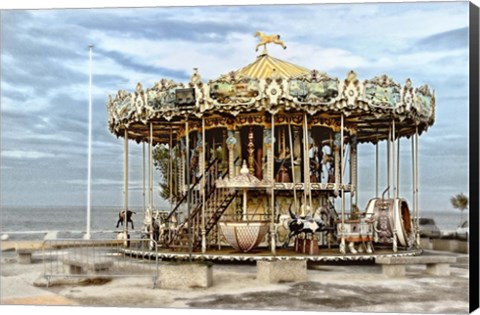 Framed Arcachon Carousel Print