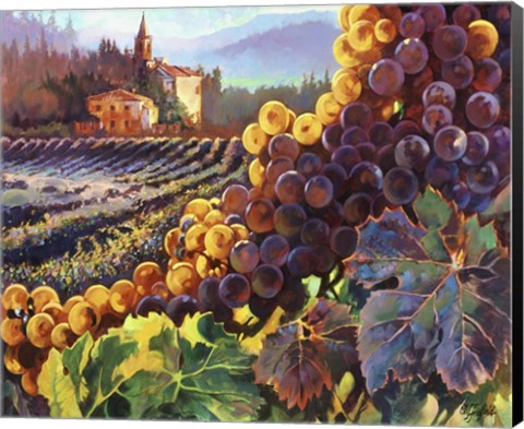 Framed Tuscany Harvest Print