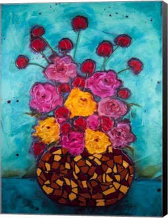 Framed Love &amp; Roses Print