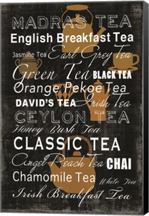 Framed Tea Collection Print