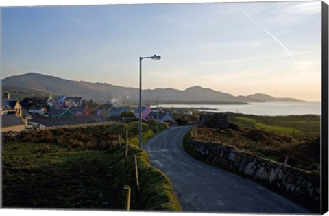 Framed Eyeries Village, Beara Peninsula, County Cork, Ireland Print