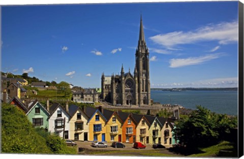 Framed St Colman's Cathedral, Cobh, County Cork, Ireland Print