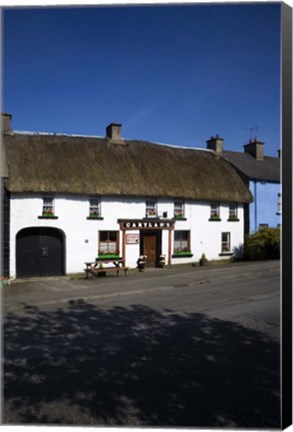Framed Cartlan's Thatched Pub, Kingscourt, County Cavan, Ireland Print