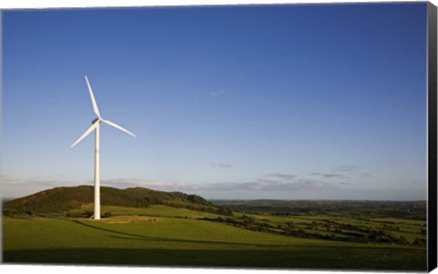 Framed Beallough Windfarm, Above Portlaw, County Waterford, Ireland Print