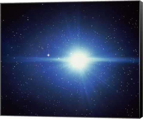 Framed Space, Starburst Print