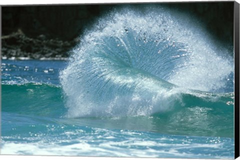 Framed Giant Wave Crashing Print