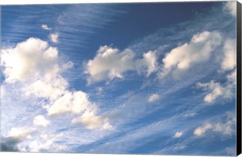 Framed Clouds in a Blue Sky Print