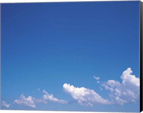 Framed Clouds in a Pale Blue Sky Print