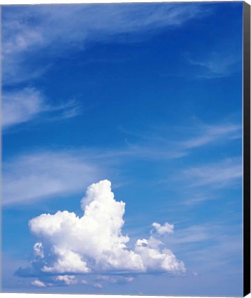 Framed Clouds in Sky Print