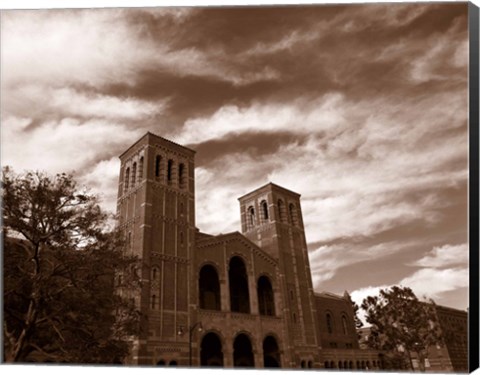 Framed Clouds over the Royce Hall, University of California, Los Angeles, California, USA Print