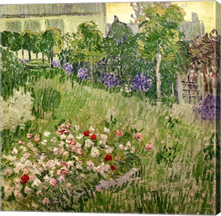 Framed Daubigny&#39;s garden, 1890 Print