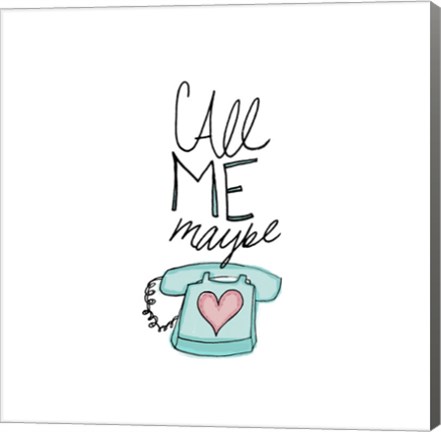 Framed Call Me Maybe Print