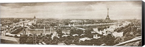 Framed Paris Panorama Print