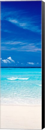 Framed Hateno Beach Okinawa Kume Isl Japan Print