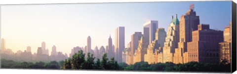 Framed Day skyline New York NY USA Print