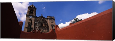 Framed Low angle view of a church, La Valenciana Church, Guanajuato, Mexico Print